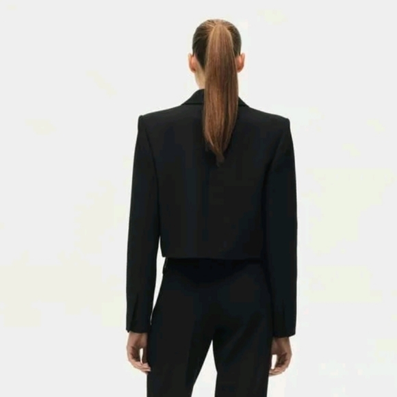 Zara Cropped Blazer Black size XS and M - Picture 6 of 13